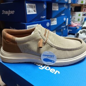 J'hayber Mocasín de lona beige camel