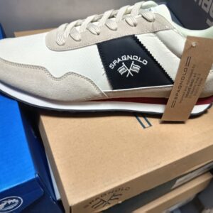 Spagnolo Sneaker retro beige marino